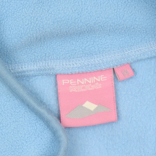 Pennine Ridge Women Blue Size 14 Full Zip Fleece Basic Jacket