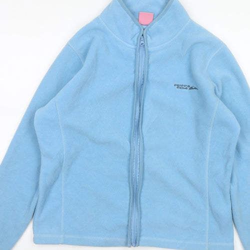 Pennine Ridge Women Blue Size 14 Full Zip Fleece Basic Jacket