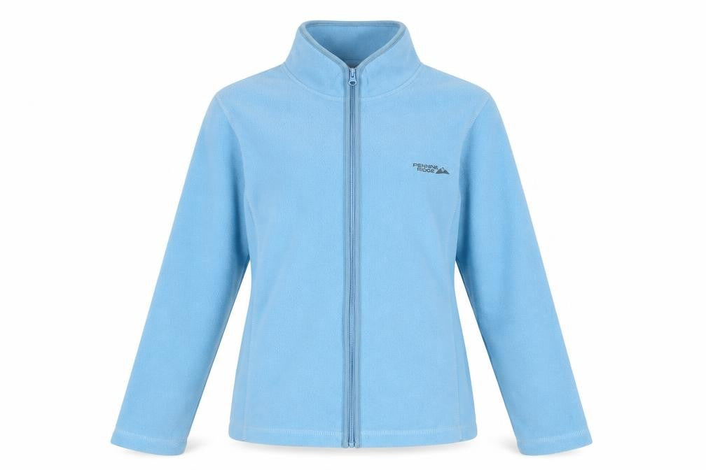 Pennine Ridge Women Blue Size 14 Full Zip Fleece Basic Jacket