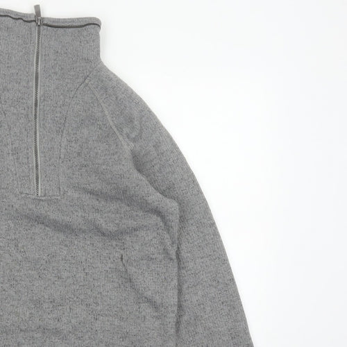Craghoppers Men Grey S Half Zip Fleece Sweatshirt Outdoor