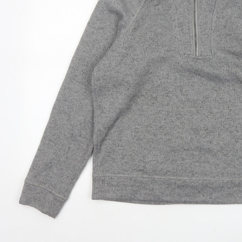 Craghoppers Men Grey S Half Zip Fleece Sweatshirt Outdoor