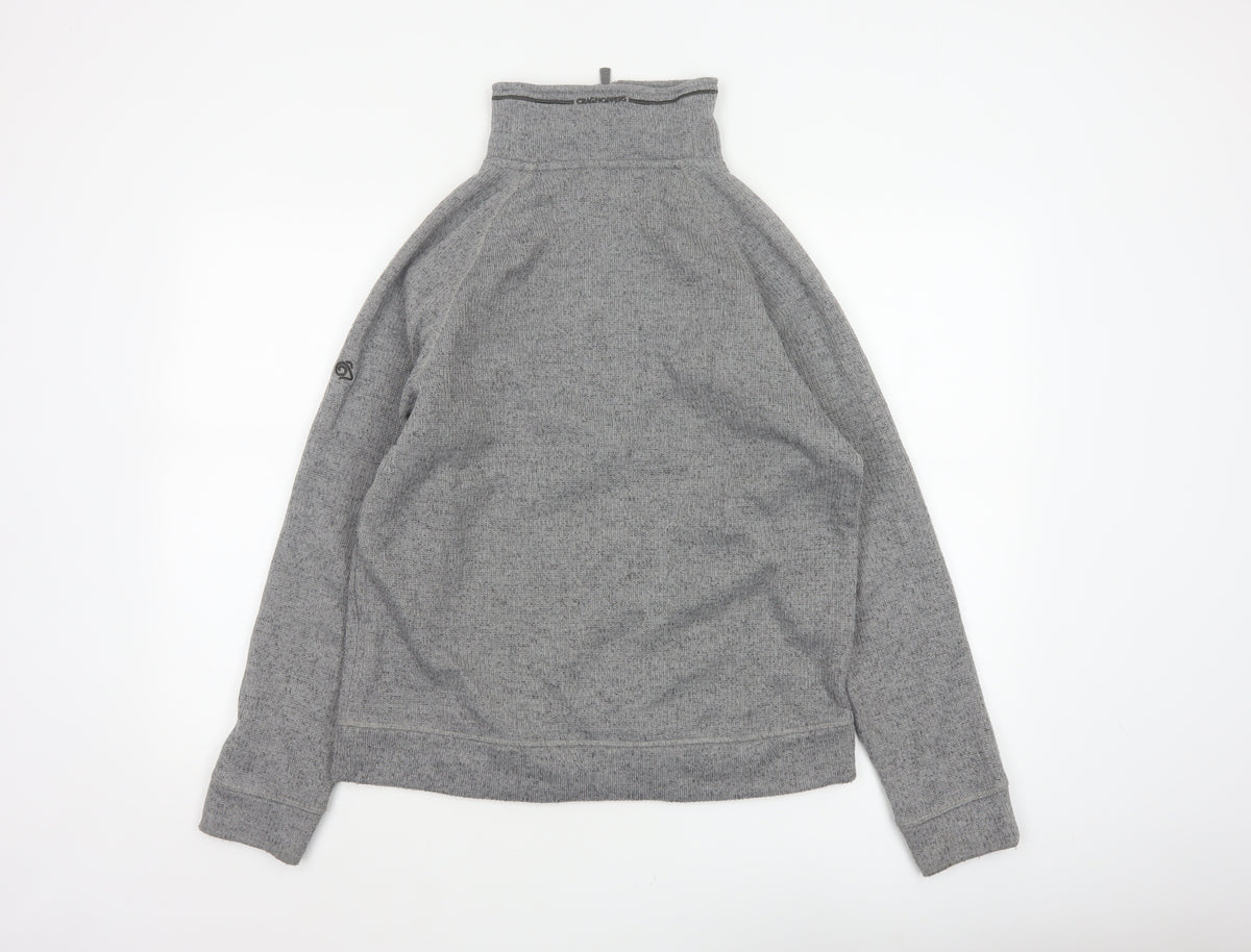 Craghoppers Men Grey S Half Zip Fleece Sweatshirt Outdoor