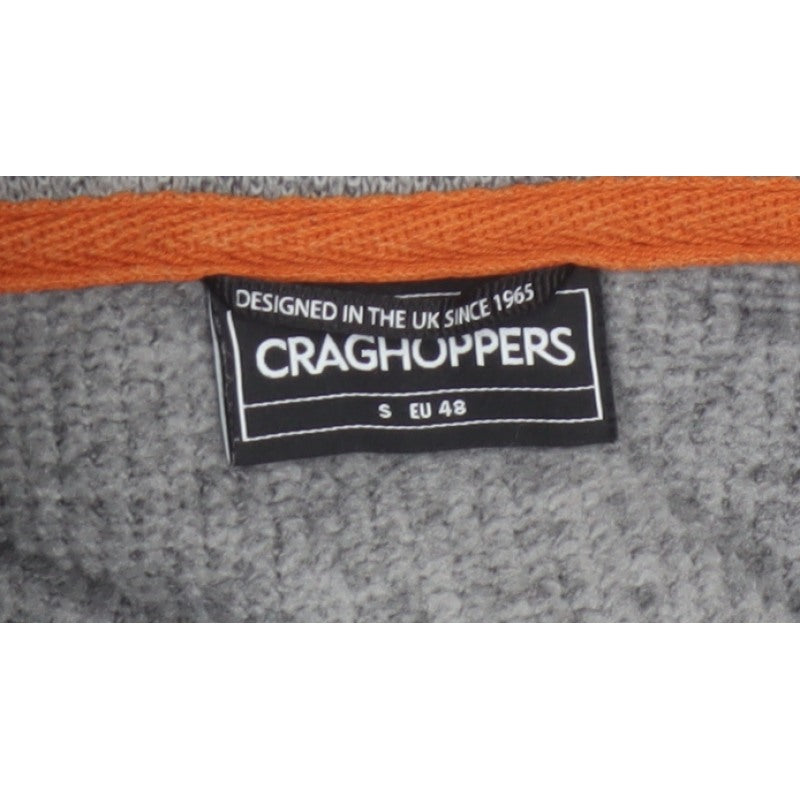 Craghoppers Men Grey S Half Zip Fleece Sweatshirt Outdoor