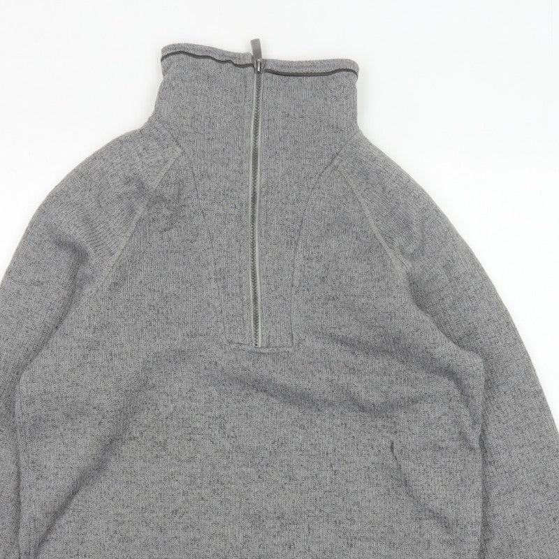 Craghoppers Men Grey S Half Zip Fleece Sweatshirt Outdoor