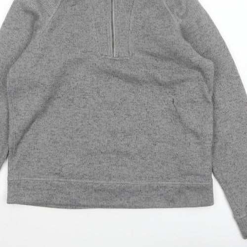 Craghoppers Men Grey S Half Zip Fleece Sweatshirt Outdoor
