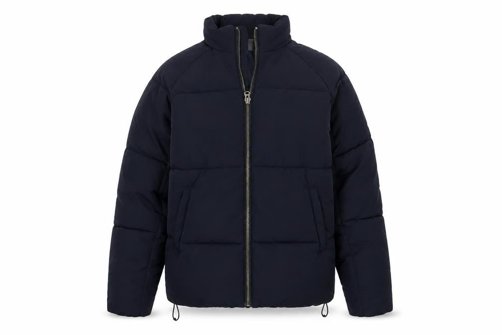 ASOS Men’s Black M Puffer Jacket Quilted Insulated Full Zip
