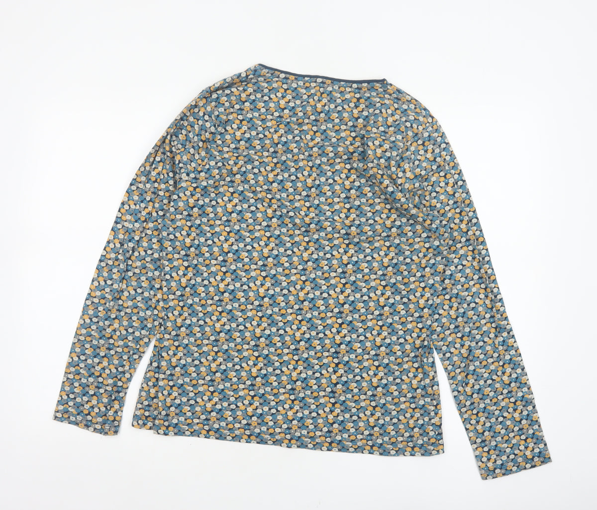 Seasalt Women’s Blue Floral Jersey Long Sleeve T-Shirt UK 16