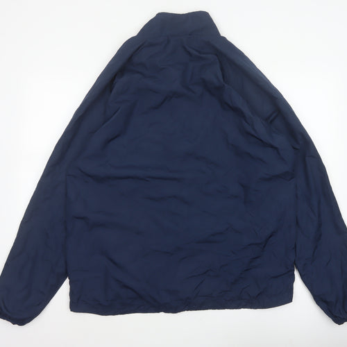 Umbro Men’s Blue 2XL Windbreaker Jacket Full Zip Sports Logo