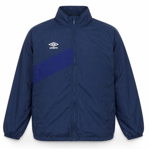 Umbro Men’s Blue 2XL Windbreaker Jacket Full Zip Sports Logo
