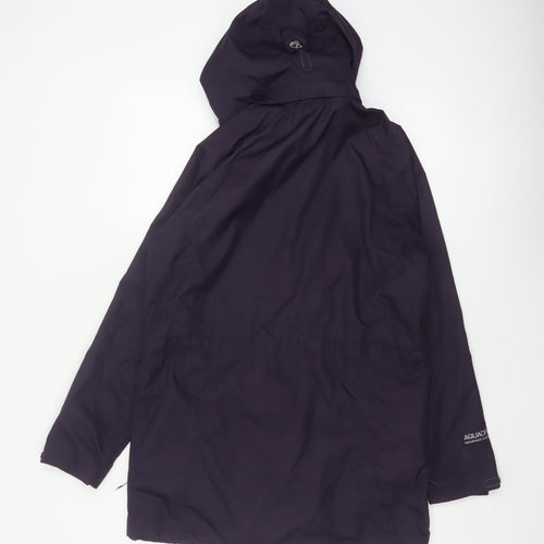 Craghoppers Women’s Purple UK 10 AquaDry Waterproof Hooded Parka Coat
