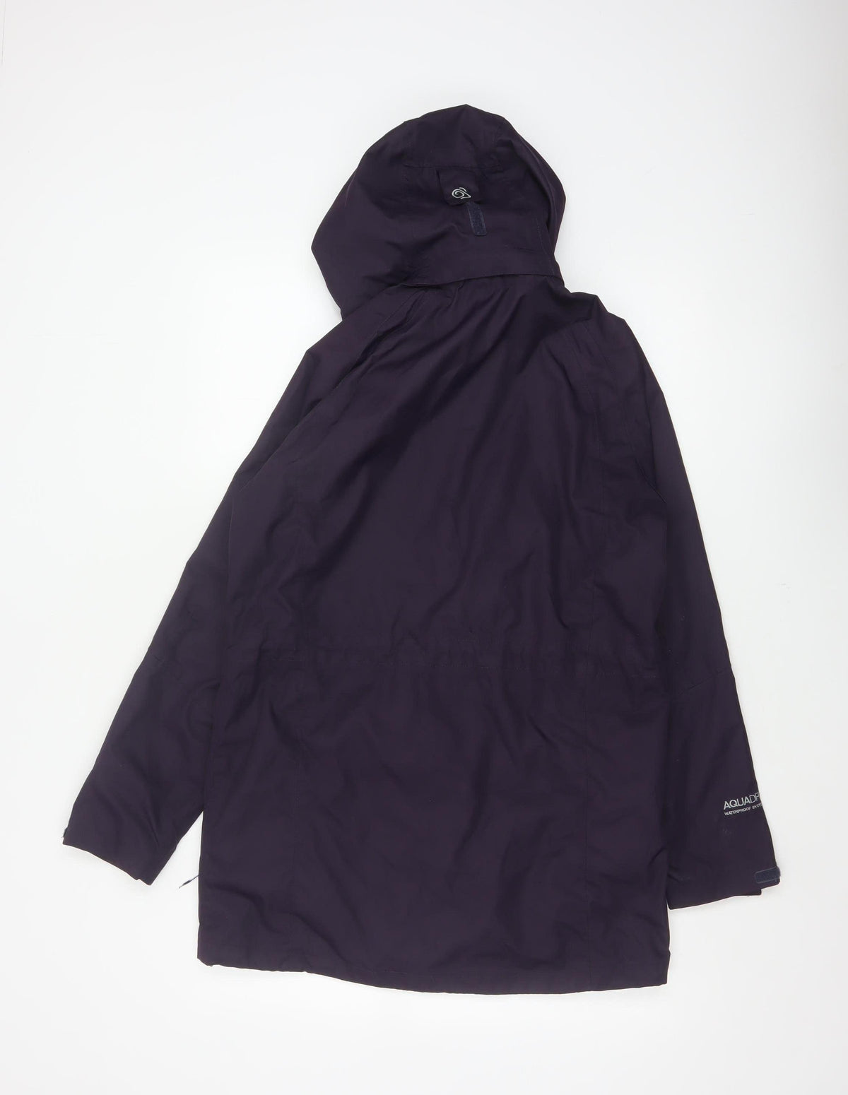 Craghoppers Women’s Purple UK 10 AquaDry Waterproof Hooded Parka Coat