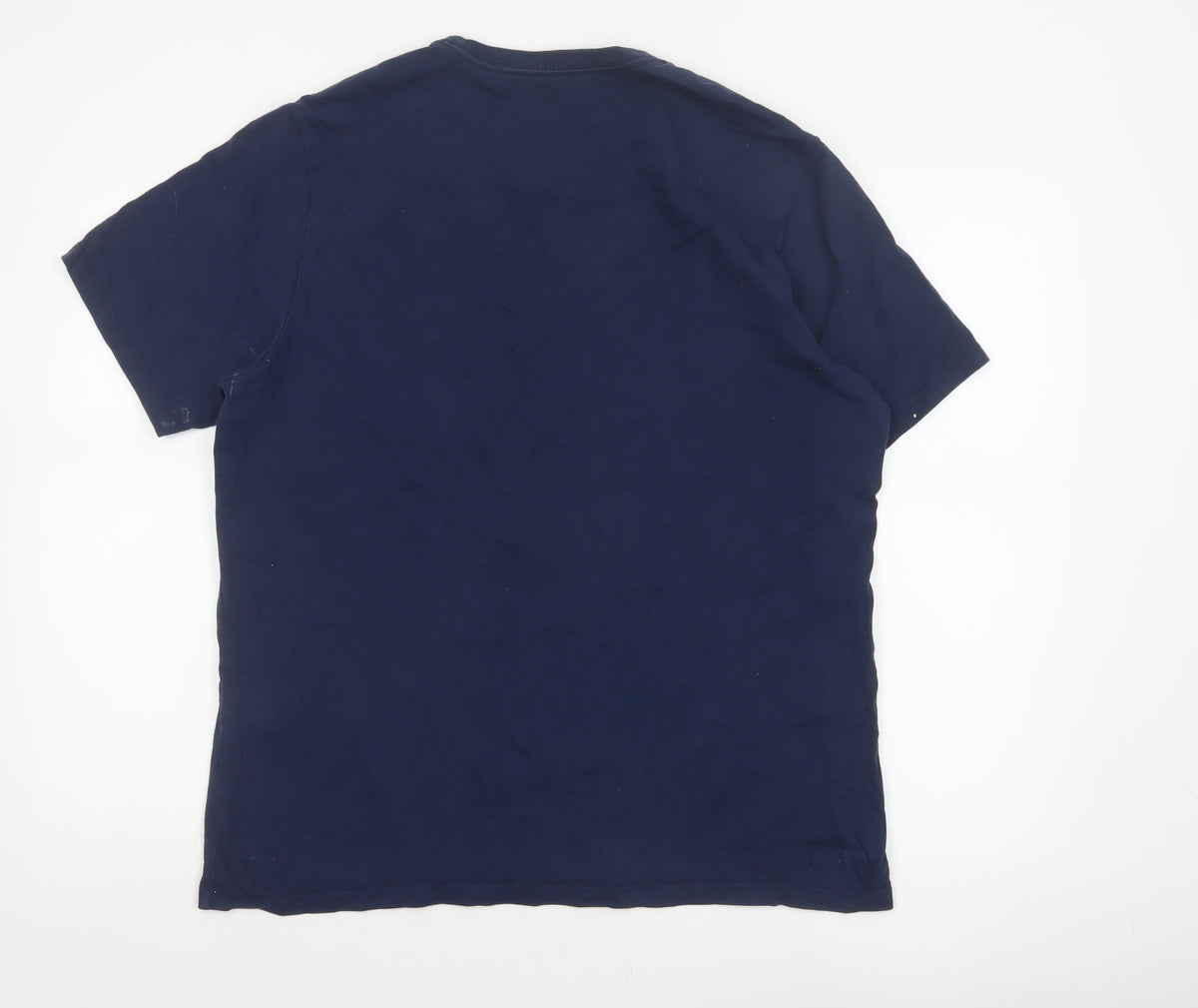 Levi's Men's Blue L Standard Logo Crew Neck Cotton T-Shirt Short Sleeve
