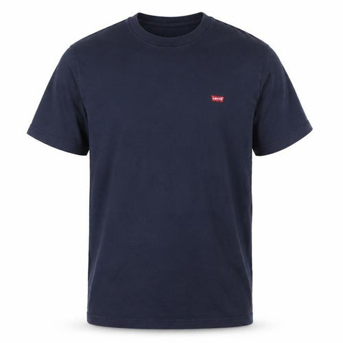 Levi's Men's Blue L Standard Logo Crew Neck Cotton T-Shirt Short Sleeve