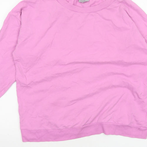 Oliver Bonas Women’s Pink UK 14 Pullover Crew Neck Sweatshirt