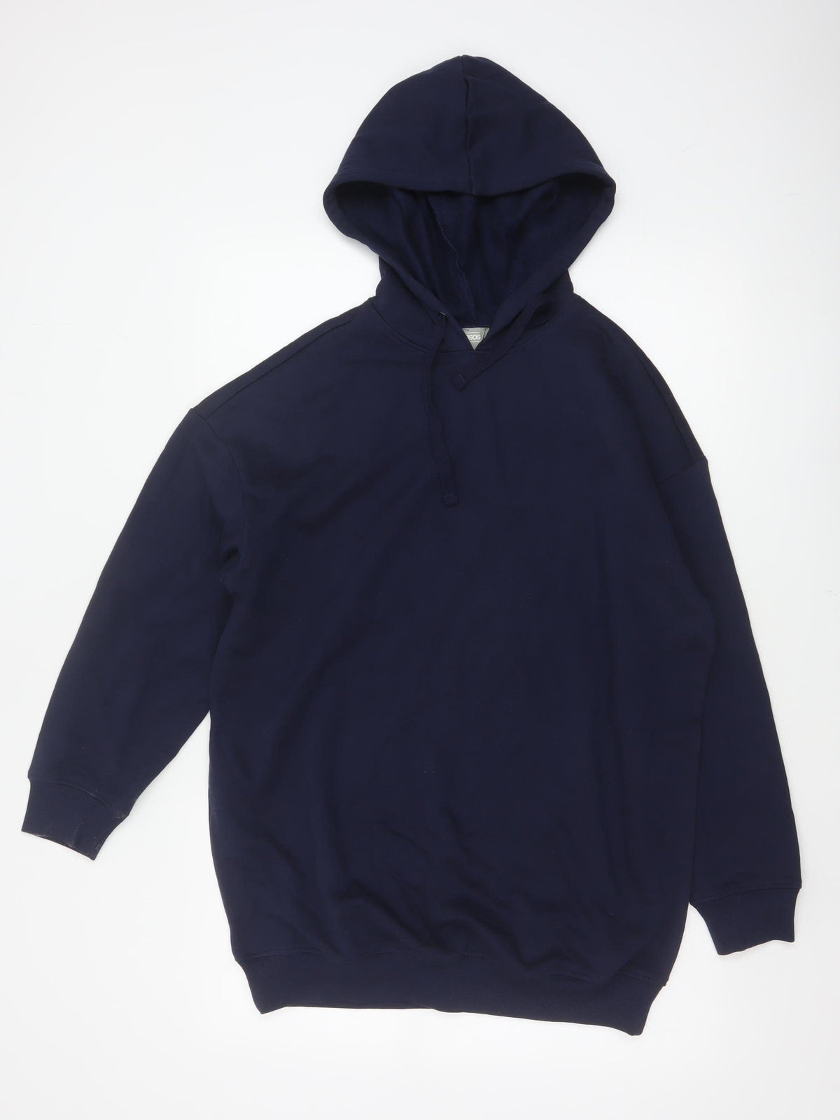 Back view of ASOS Women’s Blue UK 10 Pullover Hoodie 100% Cotton