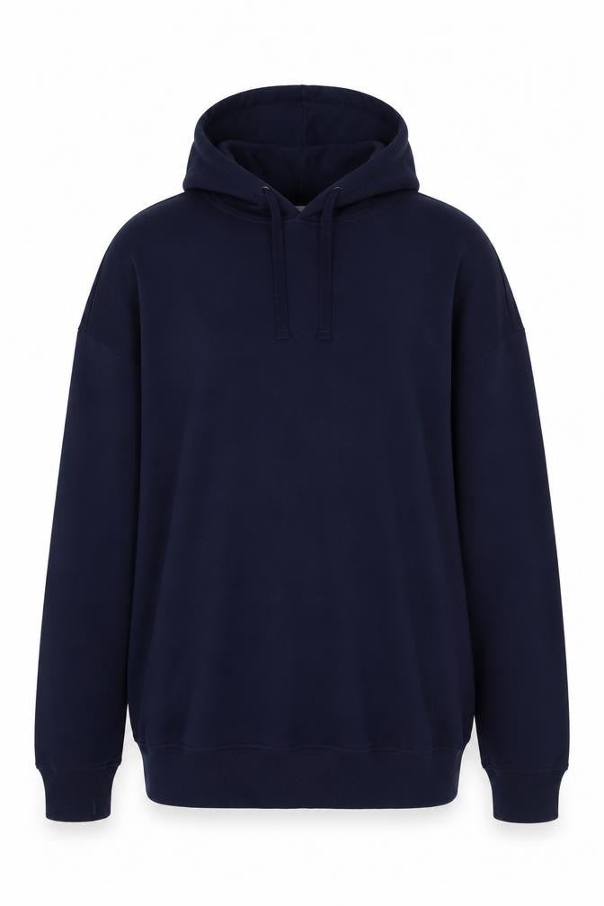 Front view of ASOS Women’s Blue UK 10 Pullover Hoodie 100% Cotton