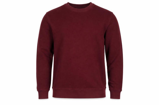 Red Herring Men’s Burgundy M Cotton Crew Neck Pullover Sweatshirt
