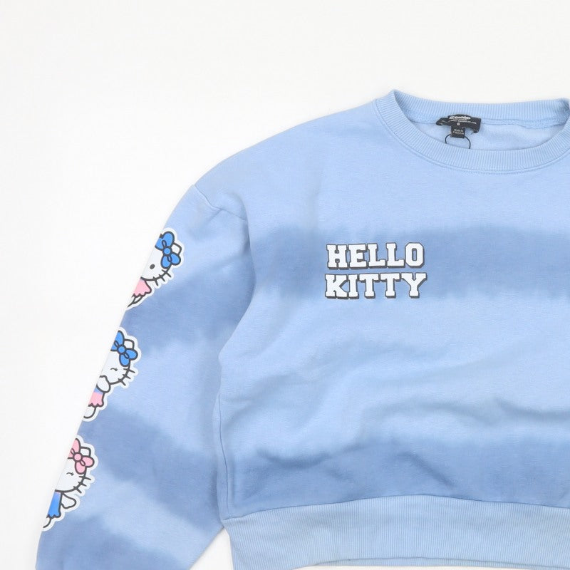 Sanrio Teens Blue Size 6 Hello Kitty Graphic Pullover Sweatshirt