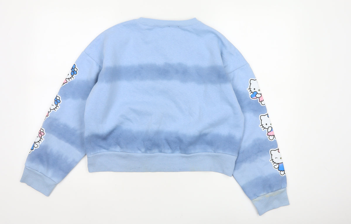 Sanrio Teens Blue Size 6 Hello Kitty Graphic Pullover Sweatshirt