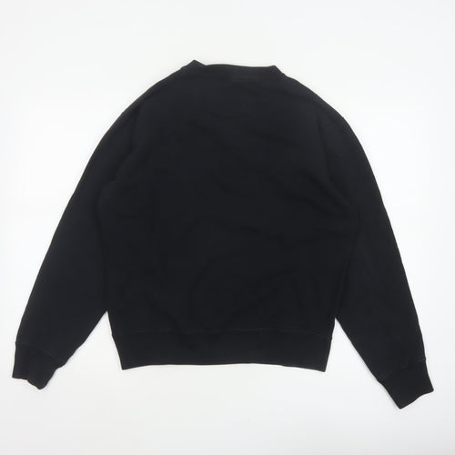 Uniqlo Men’s Black M Crew Neck Pullover Cotton Sweatshirt