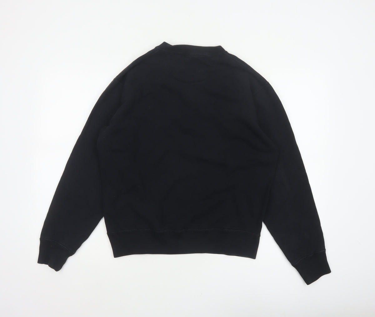 Uniqlo Men’s Black M Crew Neck Pullover Cotton Sweatshirt