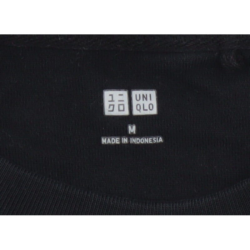 Uniqlo Men’s Black M Crew Neck Pullover Cotton Sweatshirt