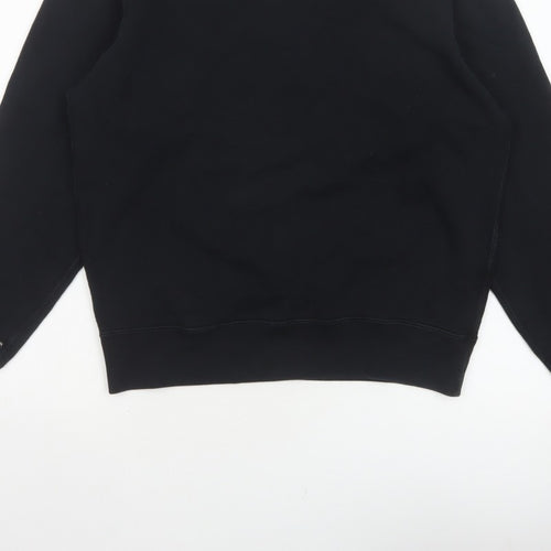 Uniqlo Men’s Black M Crew Neck Pullover Cotton Sweatshirt