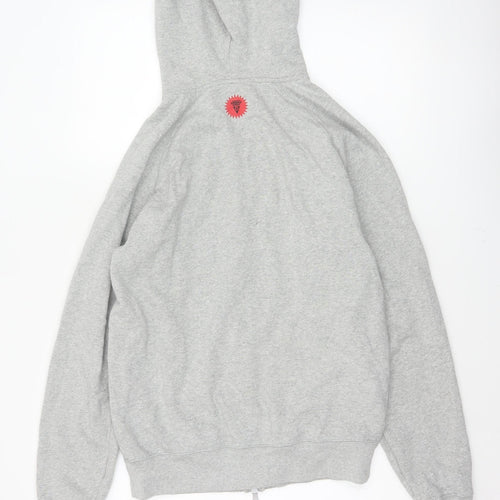 Icecream Men’s Grey S Full Zip Graphic Skull Hoodie