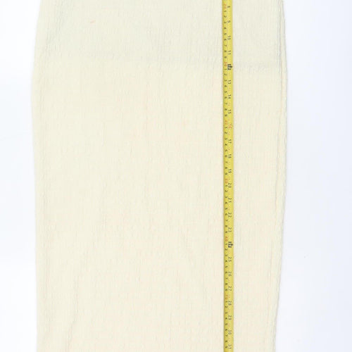 ASOS Design Women’s Ivory UK 8 Pencil Maxi Skirt Textured