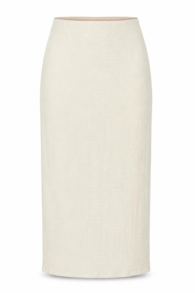 ASOS Design Women’s Ivory UK 8 Pencil Maxi Skirt Textured
