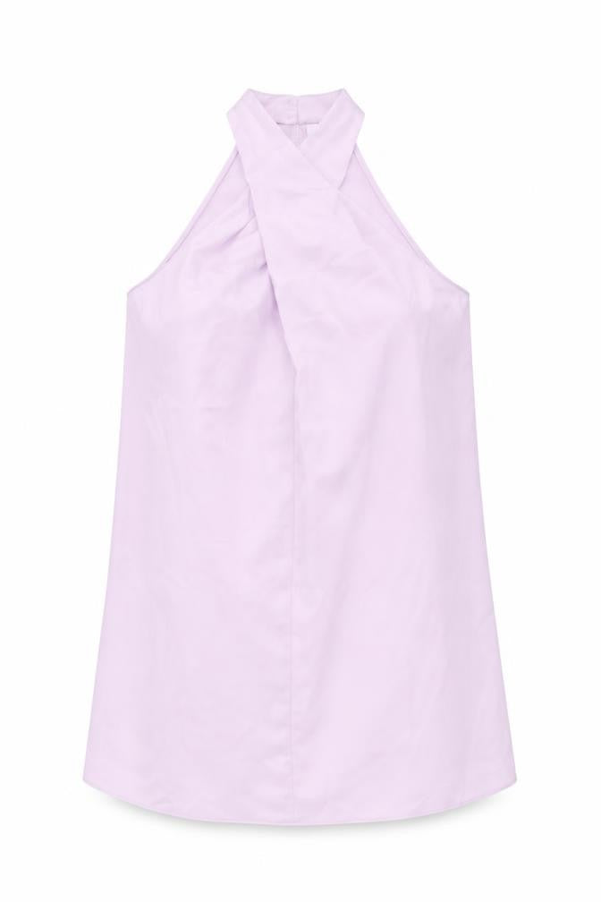 River Island Women Pink UK 8 Halter A-Line Long Occasion Dress