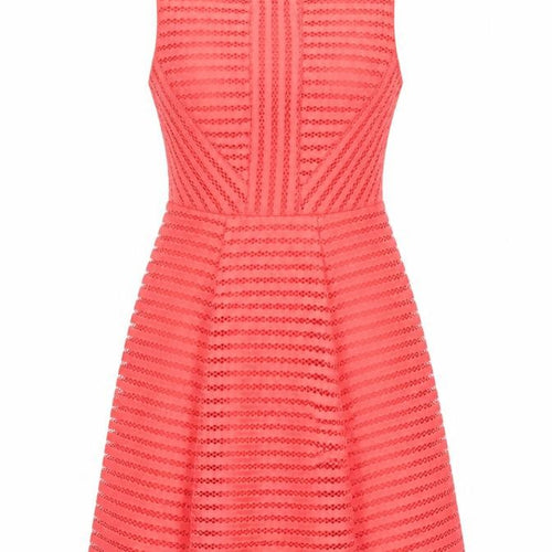 AX Paris Women’s Orange Lace Fit & Flare Party Dress UK 10