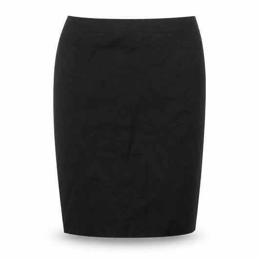 Ted Baker Women Black UK 14 Wool Pencil Knee Length Skirt