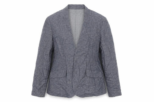 Marks and Spencer Women’s Blue Linen Blend Open Jacket UK 16