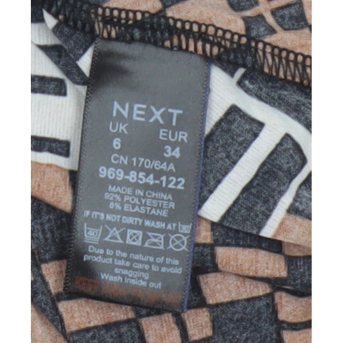 Next Women’s Multicoloured UK 6 Geometric Asymmetric A-Line Long Skirt