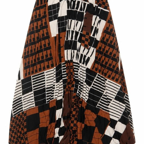 Next Women’s Multicoloured UK 6 Geometric Asymmetric A-Line Long Skirt