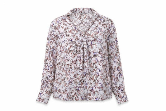 Marks & Spencer Women’s Multicoloured Size 12 Animal Print Wrap Blouse
