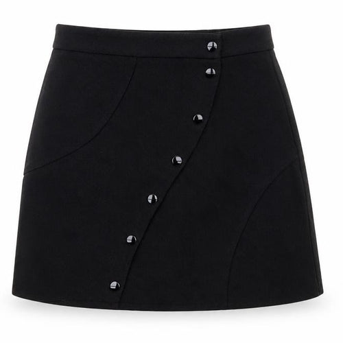 & Other Stories Women’s Black UK 8 High Rise Wrap Mini Skirt