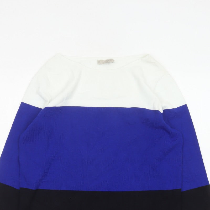 Additional view of Hobbs Women Multicoloured XL Colour Block Knit Boat Neck jumper