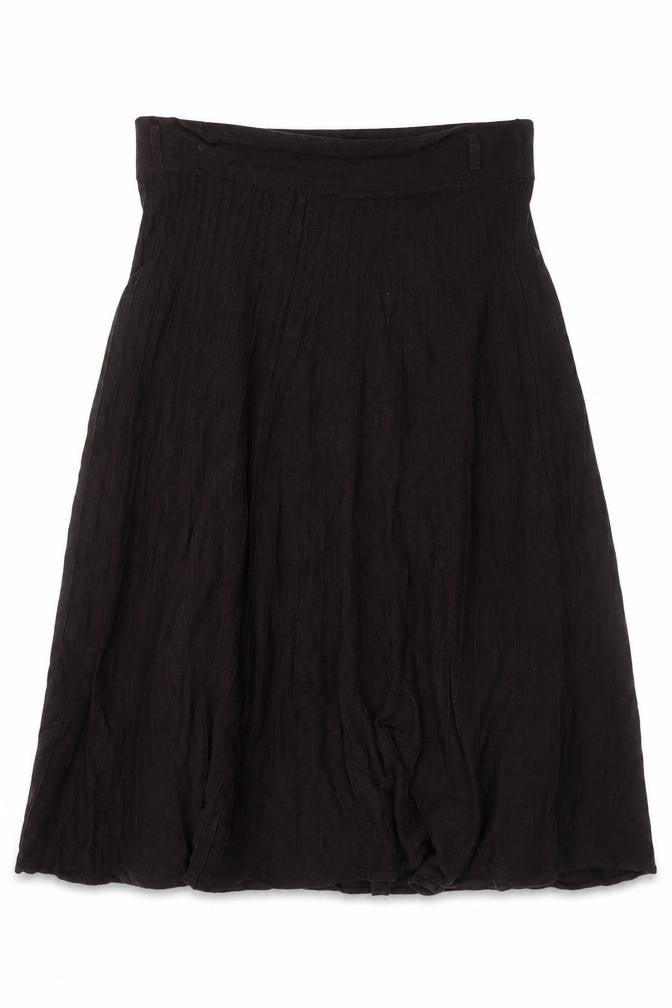 Marks & Spencer Women Black UK 14 Long A-Line Stretch Skirt