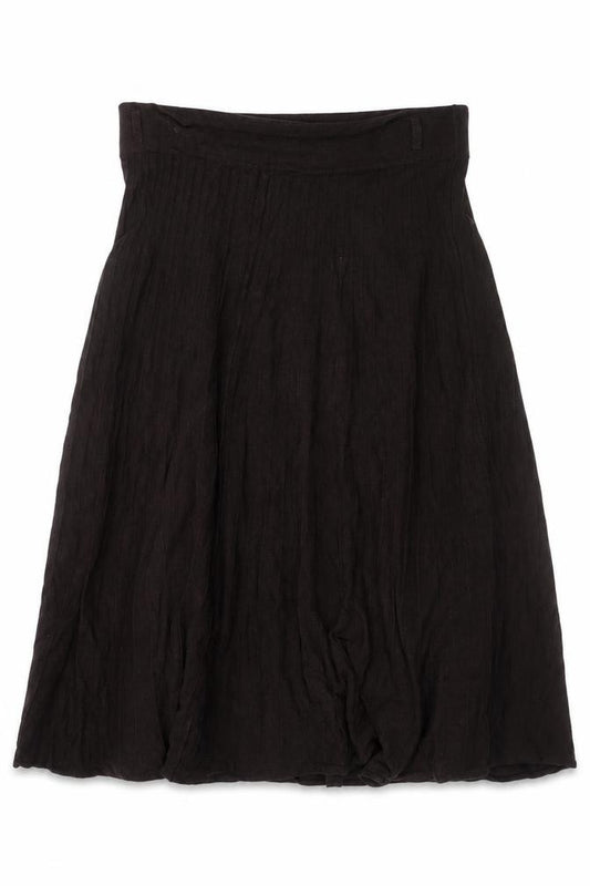 Marks & Spencer Women Black UK 14 Long A-Line Stretch Skirt