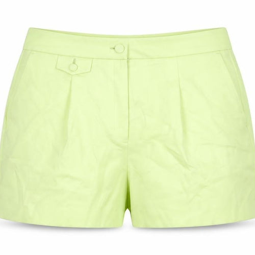 Marks & Spencer Women Yellow Size 16 Regular Tailored Shorts Pockets