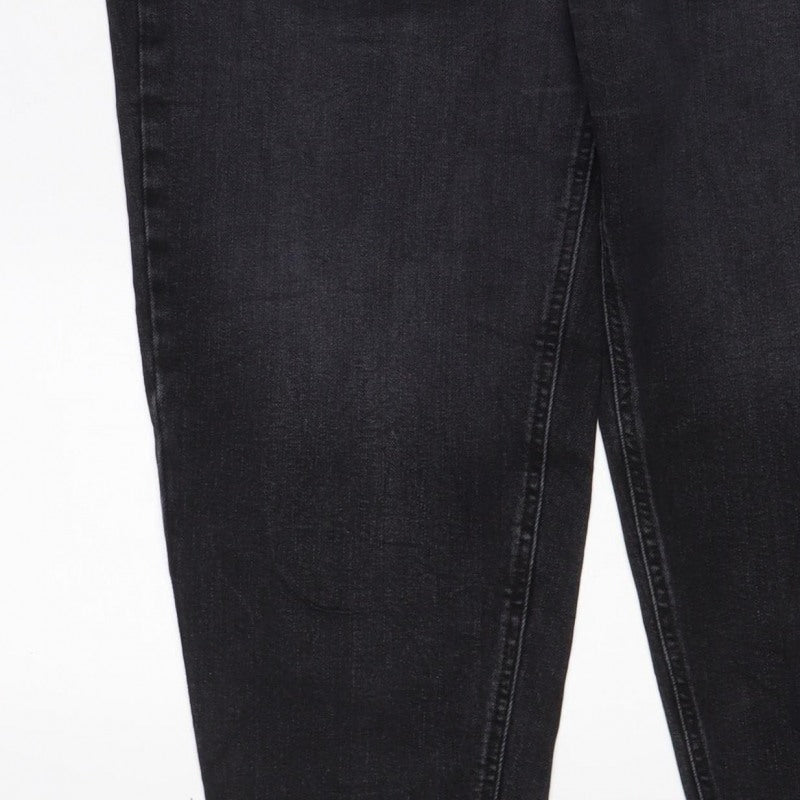 Marks and Spencer Women’s Black Straight Jeans UK 18 Regular Stretch