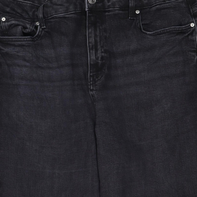Marks and Spencer Women’s Black Straight Jeans UK 18 Regular Stretch