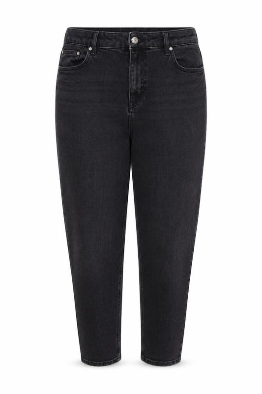 Marks and Spencer Women’s Black Straight Jeans UK 18 Regular Stretch