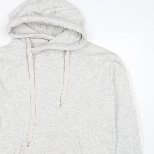 Mint Velvet Women’s Grey L Pullover Hoodie Colourblock Pockets
