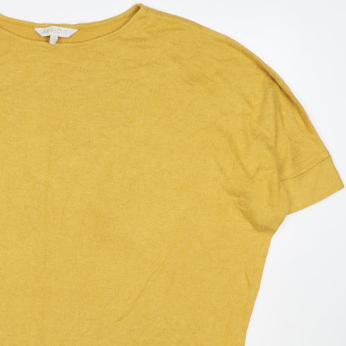 Apricot Women’s Yellow UK 16 Relaxed Jersey Short Sleeve T-Shirt