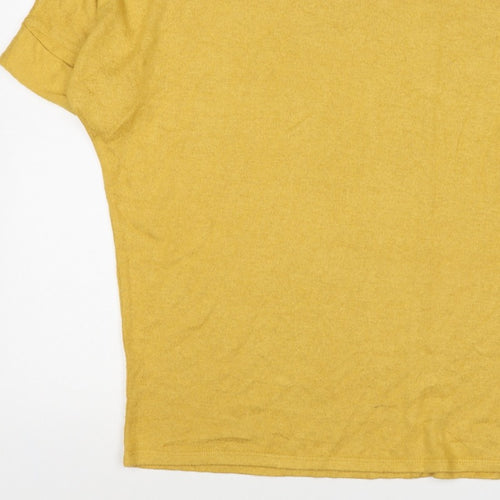 Apricot Women’s Yellow UK 16 Relaxed Jersey Short Sleeve T-Shirt
