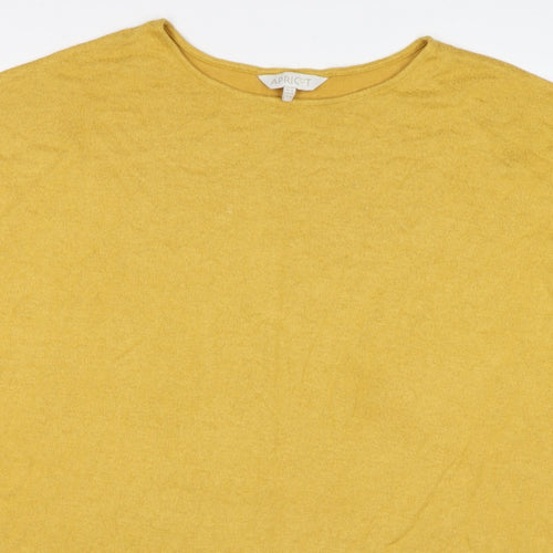 Apricot Women’s Yellow UK 16 Relaxed Jersey Short Sleeve T-Shirt