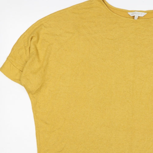 Apricot Women’s Yellow UK 16 Relaxed Jersey Short Sleeve T-Shirt